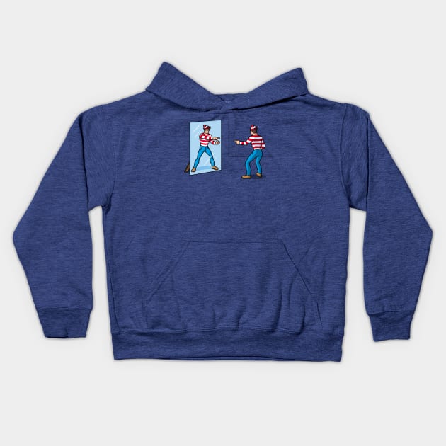 Finding Himself! Kids Hoodie by Raffiti